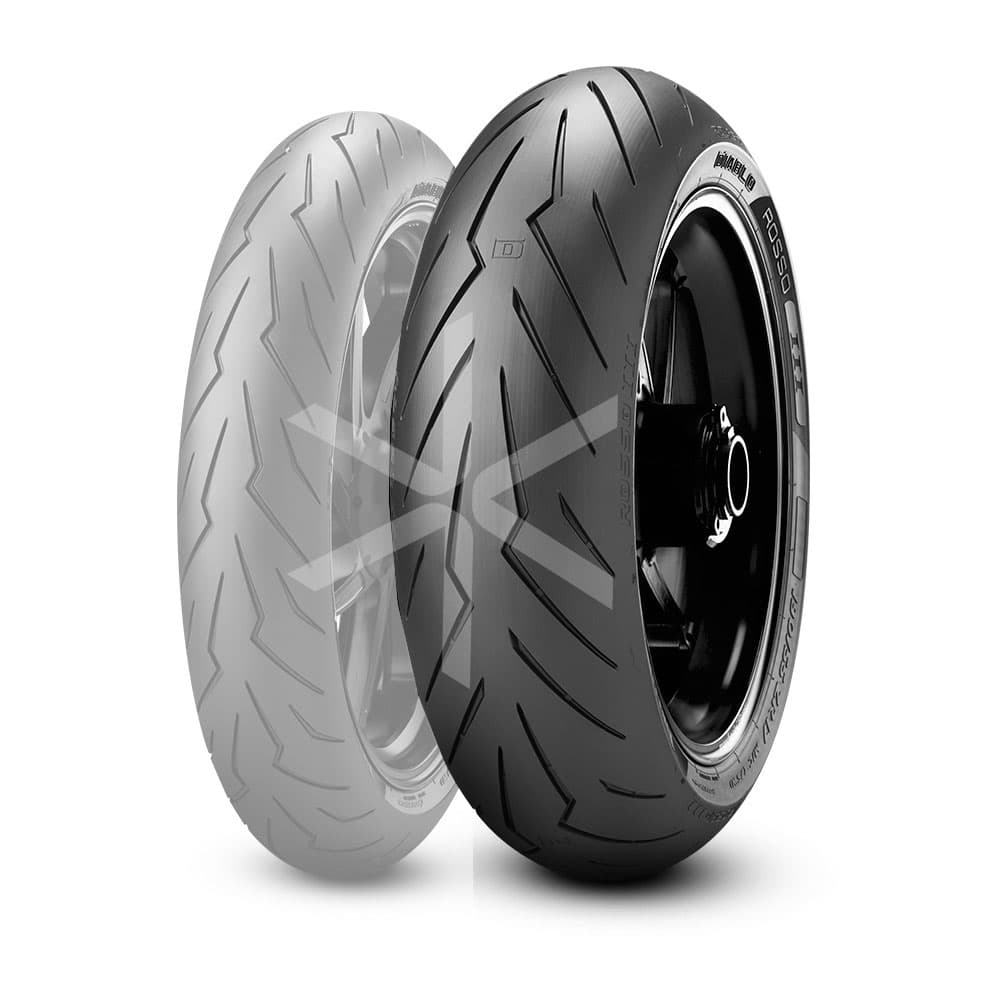 Cubierta Moto Pirelli 160 60zr17 M Ctl Diablo Rosso Iii