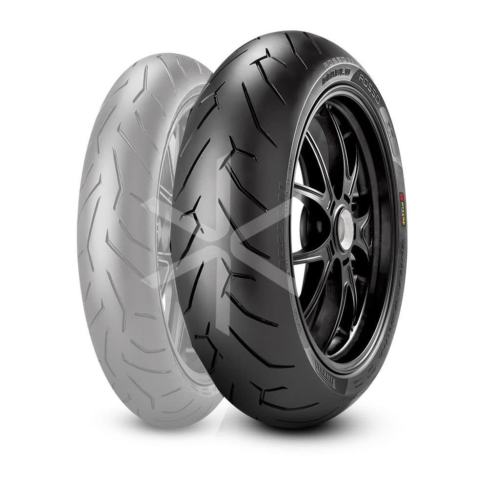 Cubierta Moto Pirelli 190 50zr17 M Ctl Diablo Rosso Ii