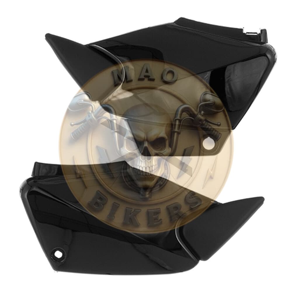 Cachas Traseras Pro Tork S Calco (par) - Fan 125 2005 2008 - Negro