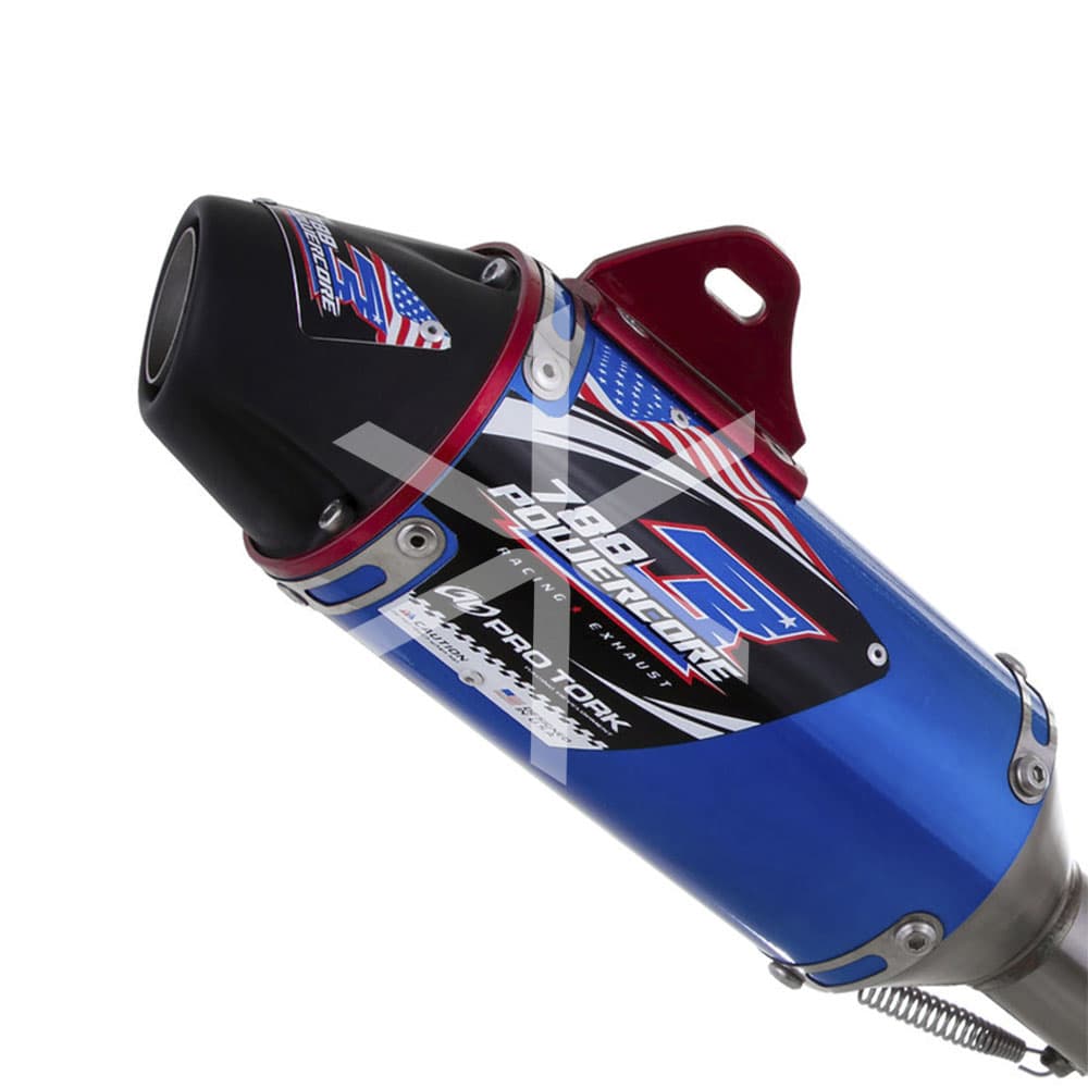 Escape Pro Tork Completo Powercore 3 - Xr250 Tornado Azul