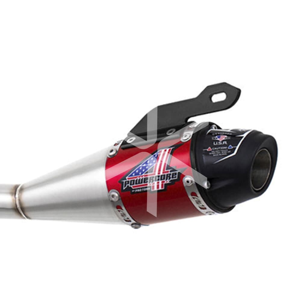 Escape Pro Tork Completo Powercore 4 - Cbx 250 - Candy Red
