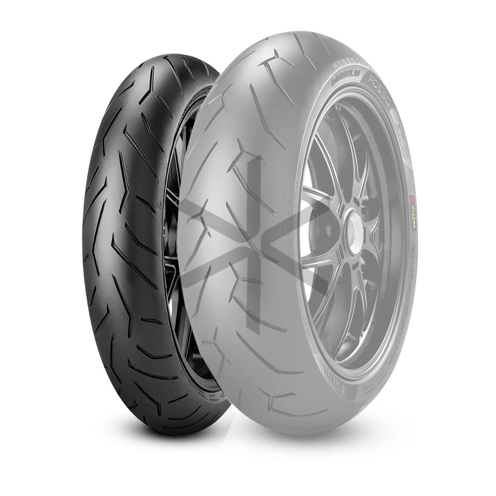 Cubierta Moto Pirelli 110 70r17 M Ctl Diablo Rosso Ii