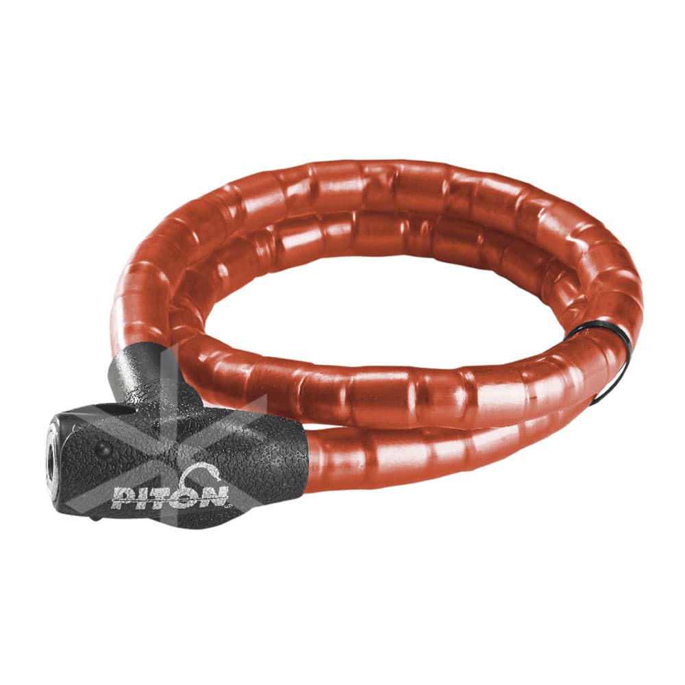 Traba Anti Robo Piton Linga Mld220 1.2mts Roja
