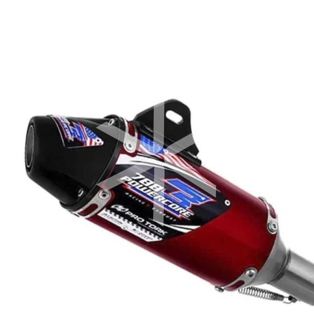 Escape Pro Tork Completo Powercore 3 - Nxr150 Bros - Rojo
