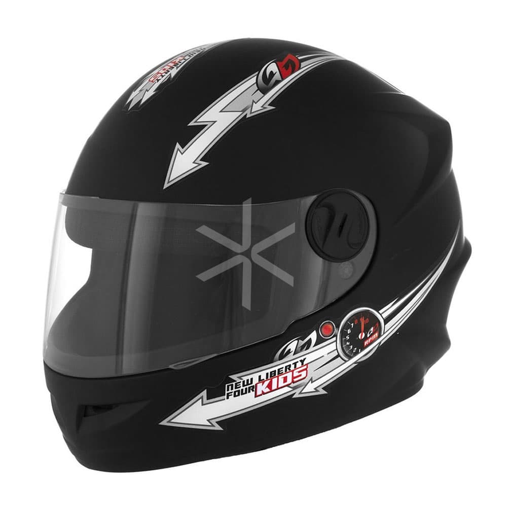 Casco Protork Liberty Four Kids Negro Mate