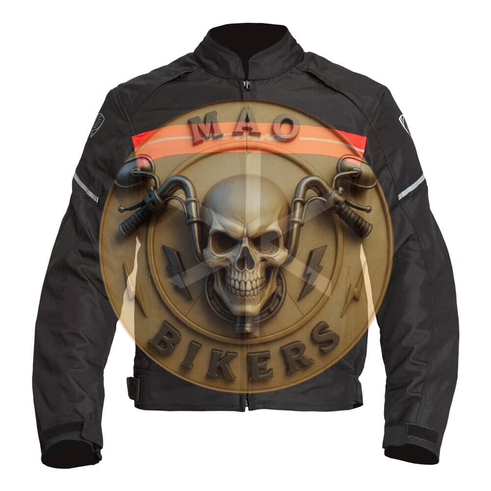Campera Octane Street Figther (black-red Skinny)