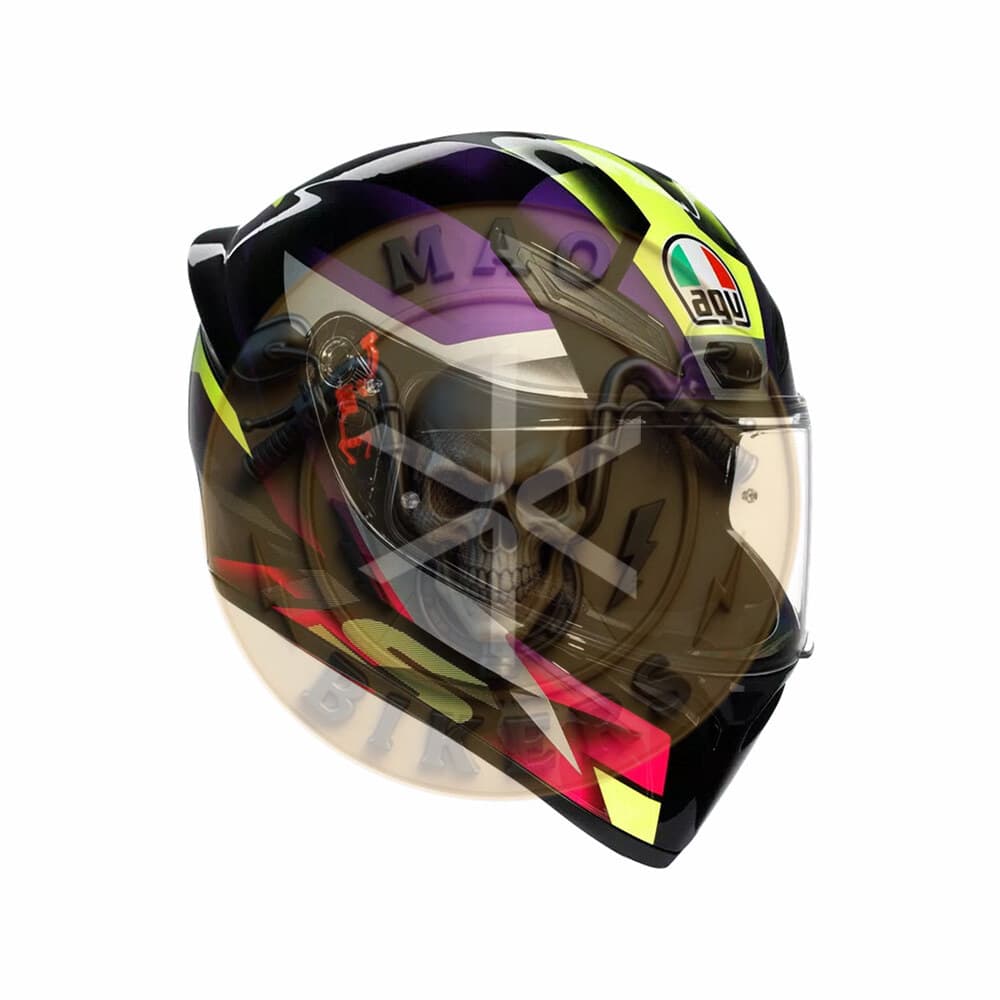 Casco AGV K1 S Fastlap Black-purple-pink