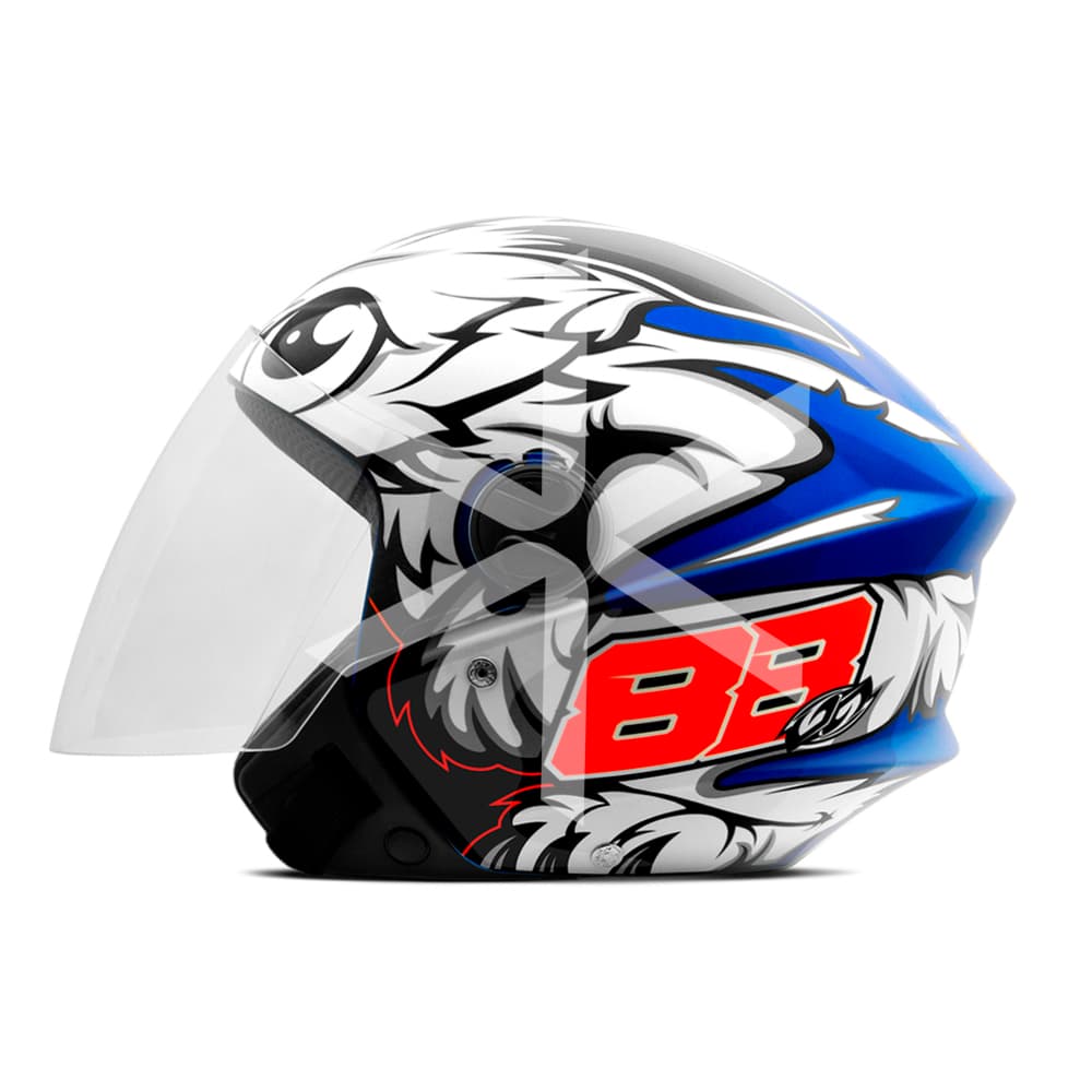 Casco Protork New Liberty 3 GP 88 Azul